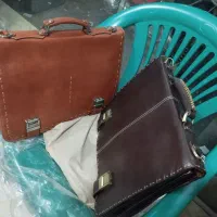 2 عدد کیف کهن چرم (نو) چرم طبیعی