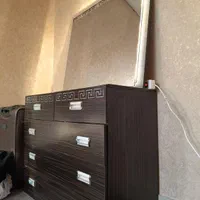 سرویس چوب کامل تخت  خواب ۱۷۰ خوشخواب و دراور|تخت و سرویس خواب|مشهد, شهید بصیر|دیوار