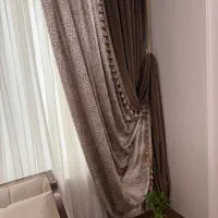 دو عدد پنل پرده مناسب پنجره های بزرگ