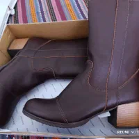 نیم بوت چرم برند cactus leather