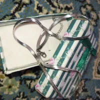 گردنبند ماری نقره ای رنگ ثابت