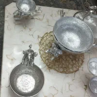 سرویس فلزی  فیل|ظروف سرو و پذیرایی|فولادشهر, B6|دیوار