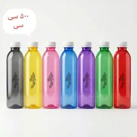 بطری پلاستیکی طرح دیلی رنگی 500 سی سی