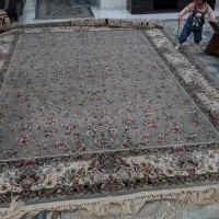فرش۹متری با یک جفت پشتی