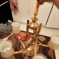 ۲تا لوسترست نقره ای درحد نو|لوستر و چراغ آویز|فردیس, فردیس|دیوار