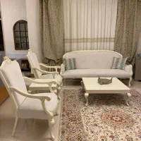 مبل ومیز غذا خوری|مبلمان خانگی و میز عسلی|میانه, |دیوار