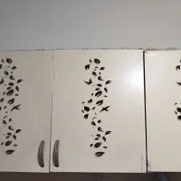 کابینت تمیز کرمی