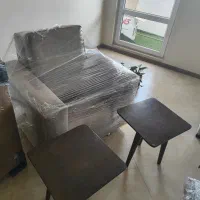 فروش دو مبل تک و دو عدد عسلی|مبلمان خانگی و میز عسلی|تهران, شهرک آتی شهر|دیوار