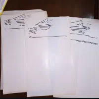 ۱۰۰۰ برگ کاغذ قاجاری|کلکسیون اشیاء عتیقه|ساری, |دیوار