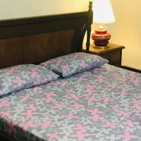 کاور  تخت دونفره ( طرح گلرو زمینه طوسی)|سرویس روتختی|کرمانشاه, |دیوار
