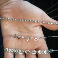 زنجیر نقره ایتالیایی اصل 925|بدلیجات|ساوه, |دیوار
