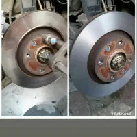 تراش دیسک ترمز روکار تعویض لنت در محل به صورت سیار