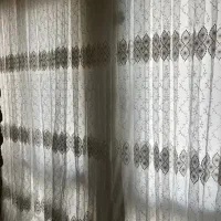 پرده گیپور طول ۳متر عرض ۲.۷۰ در حد نو همراه با۳پنل|پرده، رانر، رومیزی|تهران, حکیمیه|دیوار