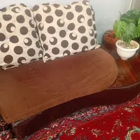 سلام مبل شش نفر راحتی  با یک میز گرد بزرگ