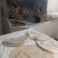 پخت نان محلی هیزومی سبوس دار