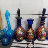 حراج ظروف شیشه ای قدیمی عتیقه تنگ کلکسیونی|حراج|اصفهان, شیخ اشراق|دیوار