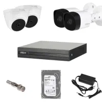 پکیج کامل 4 عدد دوربین مداربسته PHOENIX