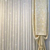 پرده پذیرایی، شیک و درخشان