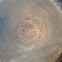 مجمع مسی قاجاری قدیمی|کلکسیون اشیاء عتیقه|اصفهان, آبشار|دیوار