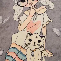 فرش تخت و کمد و میزتحریر دخترانه|تخت و صندلی بچه|رشت, کوی مهر|دیوار