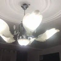 لوستر ۵ شعله سالم و در حد نو