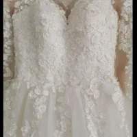 لباس عروس شاین سوپر کلوش