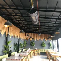 گرمایش سقفی-هیتر گرمایشی-بخاری صنعتی|بخاری، هیتر، شومینه|رشت, گلسار|دیوار