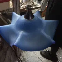 لوستر آبی و قرمز