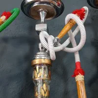 قلیان تنه برنجی|کلکسیون و سرگرمی|رشت, حمیدیان|دیوار