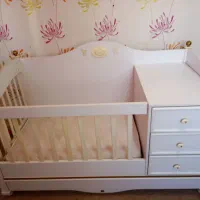 تخت نوزادی تا ۹سال ساحل چوب