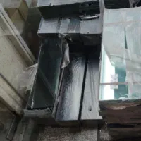 شیشه بخاری شومینه ساده هیزم تعمیرات