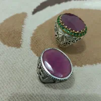 یک جفت انگشتر یاقوت برمه|جواهرات|ایلام, |دیوار