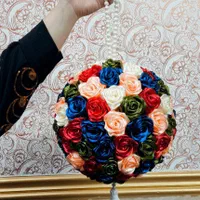 دسته گل رز ربانی|گل مصنوعی|زاهدان, |دیوار