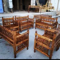 تخت سنتی سرویس مبل ۷نفره رنگ شده ضد آب