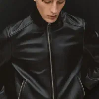 کاپشن چرم طبیعی منگو|لباس|بابلسر, |دیوار