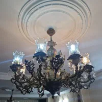 لوستر برنجی سیاه قلم