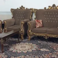 فروش مبل 7 نفره همراه با میز عسلی