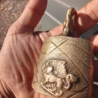 1عدد زنگوله گوسفندی برنجی قاجاری