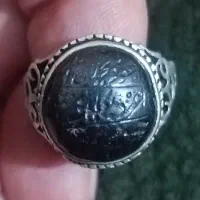 انگشتر حدید استثنایی  عتیقه ، نگین انگشتر درجه یک