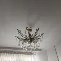 لوستر برنجی ۸ شاخه