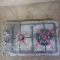 اجاق گازرومیزی دوشعله صفحه استیل بدون ترموکوپل