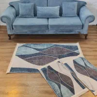 فرشینه ۴ متری با پادری ست مخصوص دکوراسیون مدرن|فرش|دهاقان, |دیوار