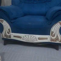 مبل راحتی ۷ نفر  سالم  فنر دار