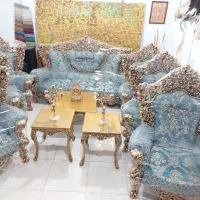 مبل تمام سلطنتی ۹شاه نشین تمام منبتی میزو عسلی