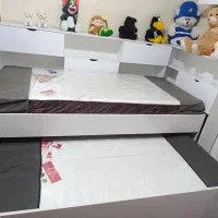 تخت خواب کشابی تک نفره .تمام ام دی اف