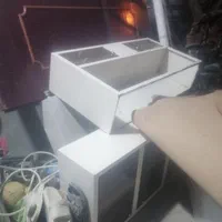 کابینت فلزی ود درب چوبی