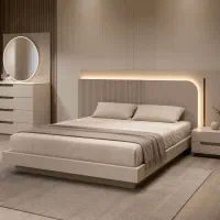 سرویس خواب / تخت خواب دونفره زنبق