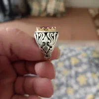 انگشتر یاقوت قرمز آفریقایی رکاب نقره|جواهرات|تهران, خرمشهر|دیوار