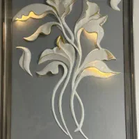 تابلو برجسته گچی دست ساز با نور مخفی ۱۰۰×۷۰|تابلو، نقاشی، عکس|تهران, تهرانپارس غربی|دیوار