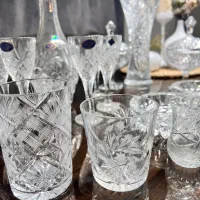 تنگ و گیلاس قدیمی کریستال|کلکسیون اشیاء عتیقه|تهران, نیروی هوایی (پیروزی)|دیوار